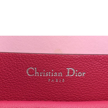 CHRISTIAN DIOR Open Bar Grained Leather Tote Bag Pink