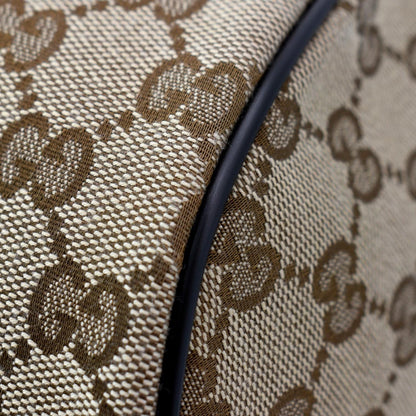 GUCCI GG Monogram Canvas Travel Backpack Bag Beige 449906