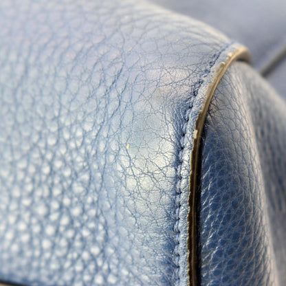 PRADA 2way Leather Tote Shoulder Bag Blue 1BA205 - 10% Off