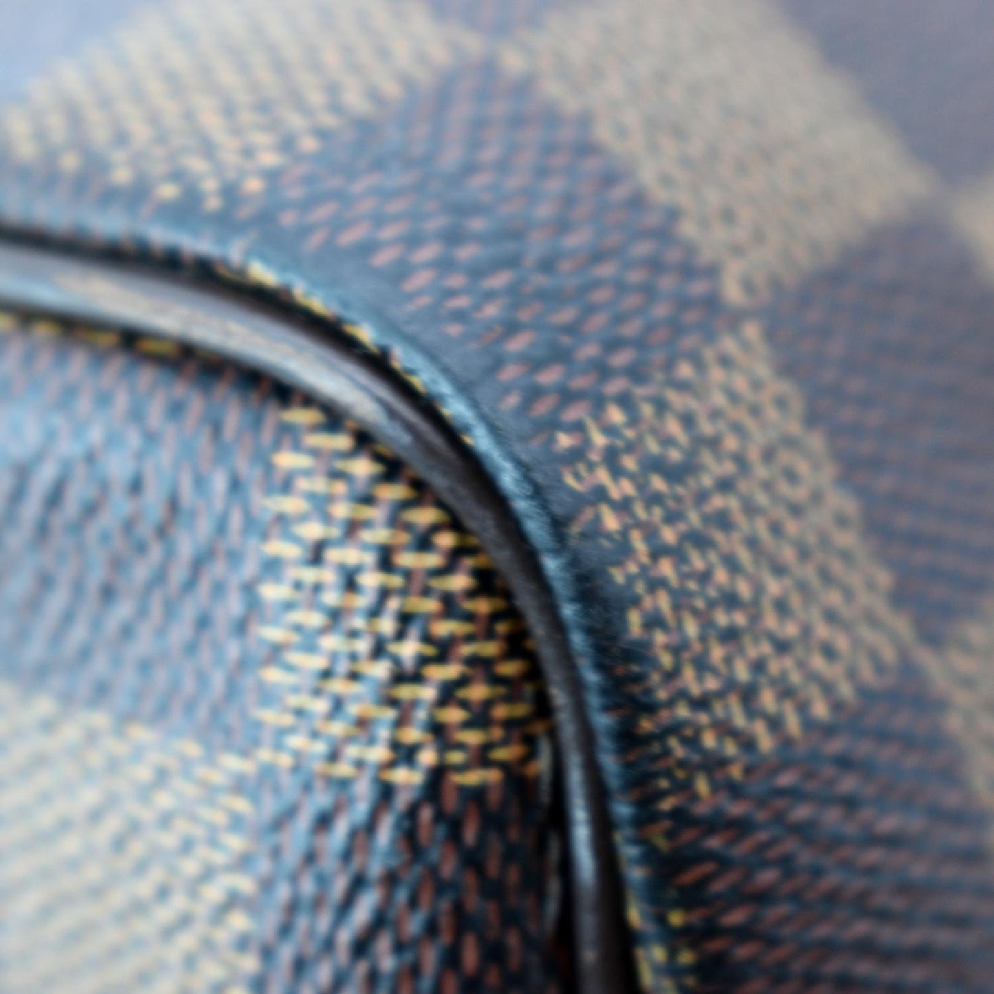 LOUIS VUITTON  Speedy 35 Damier Ebene Satchel Bag Brown