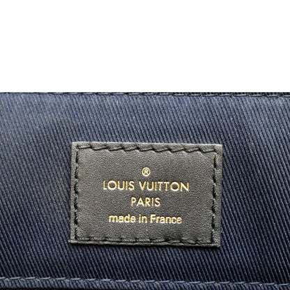LOUIS VUITTON Georges MM Monogram Canvas Shoulder Bag Brown