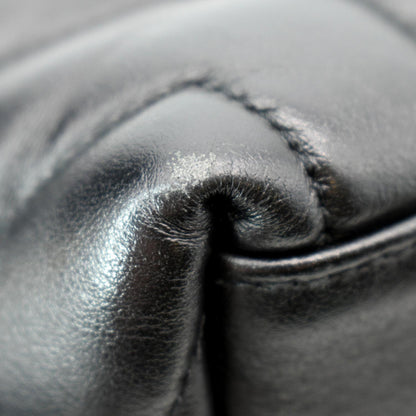 YVES SAINT LAURENT Medium Loulou Matelasse Leather Chain Shoulder Bag Black