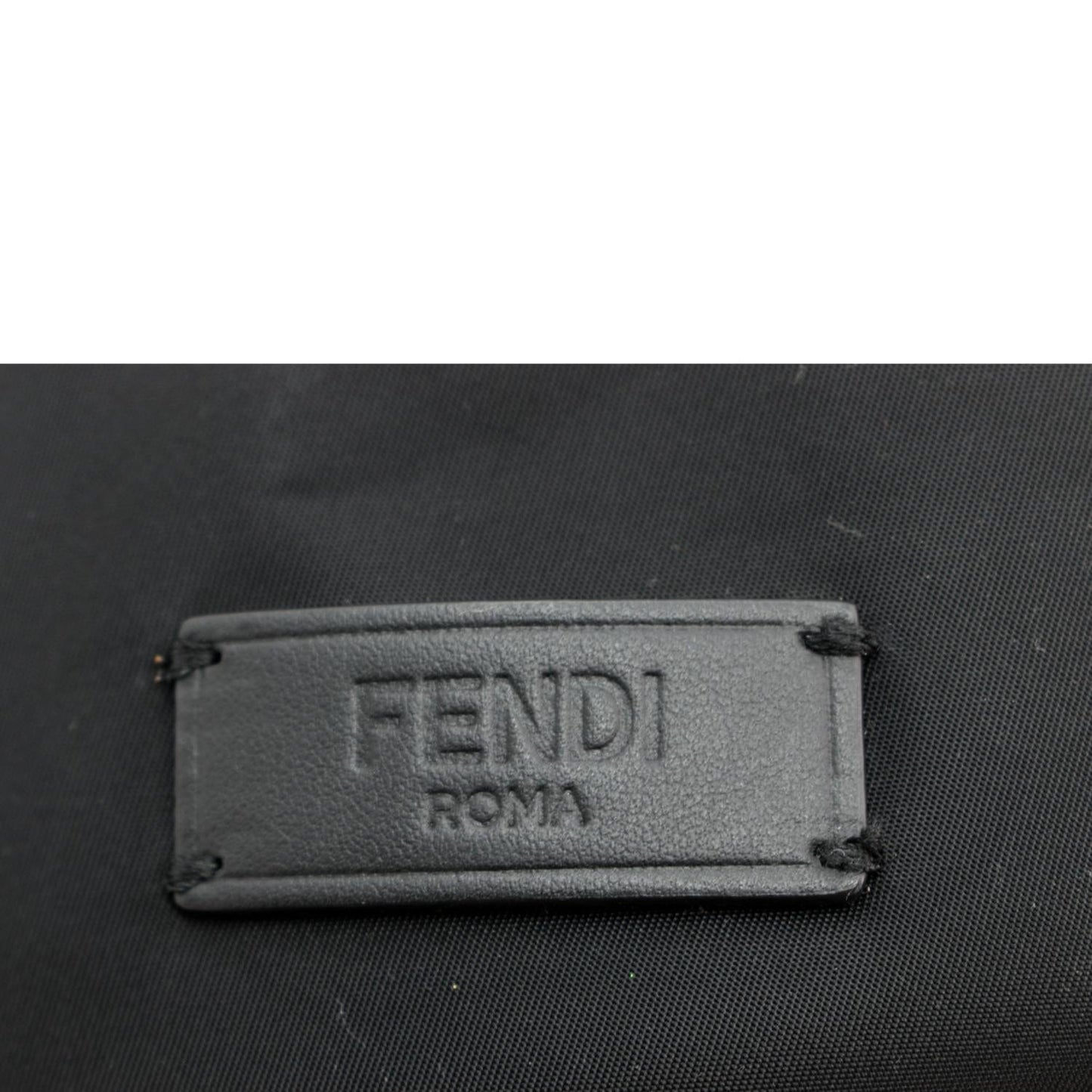 FENDI Monster Eyes Large Nylon Backpack Bag Black