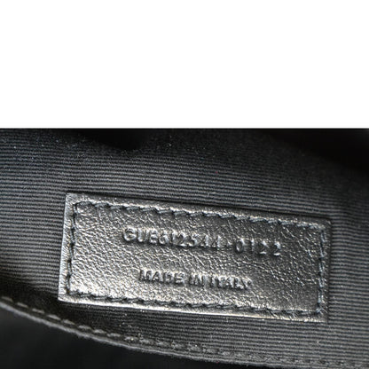 YVES SAINT LAURENT Lou Chevron Leather Camera Crossbody Bag Black