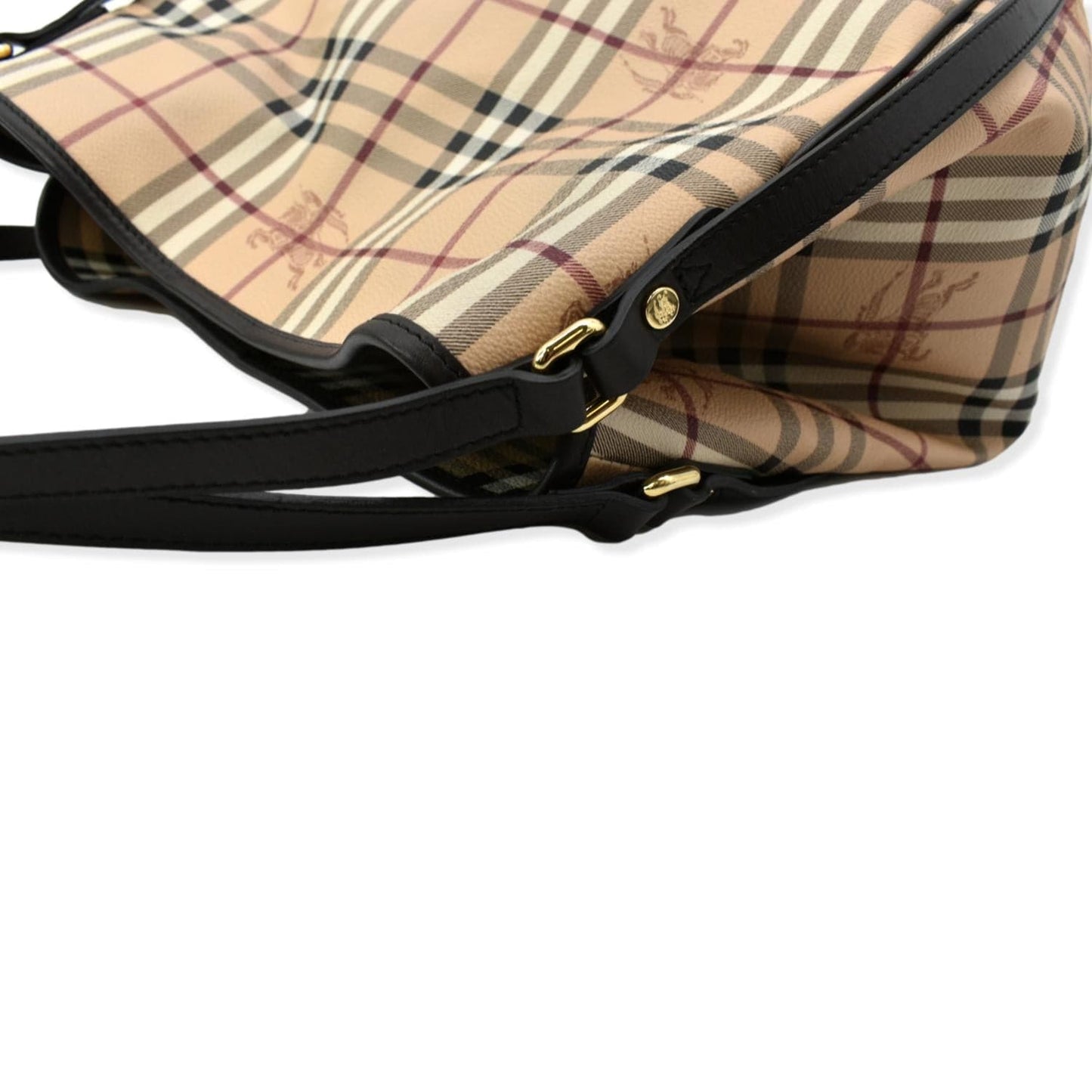 BURBERRY Canterbury Haymarket Check Tote Bag Multicolor