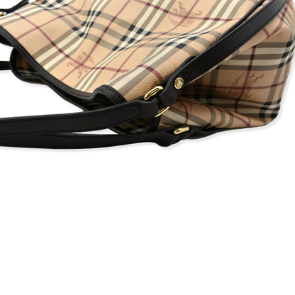 BURBERRY Canterbury Haymarket Check Tote Bag Multicolor