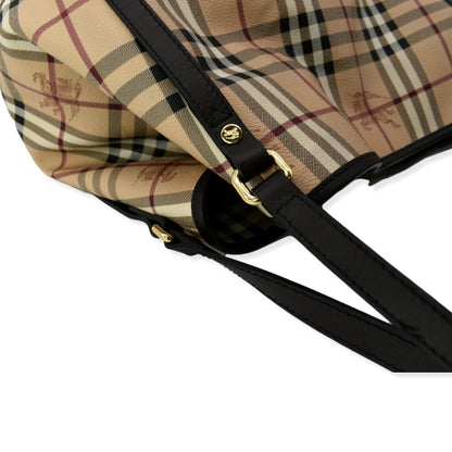 BURBERRY Canterbury Haymarket Check Tote Bag Multicolor