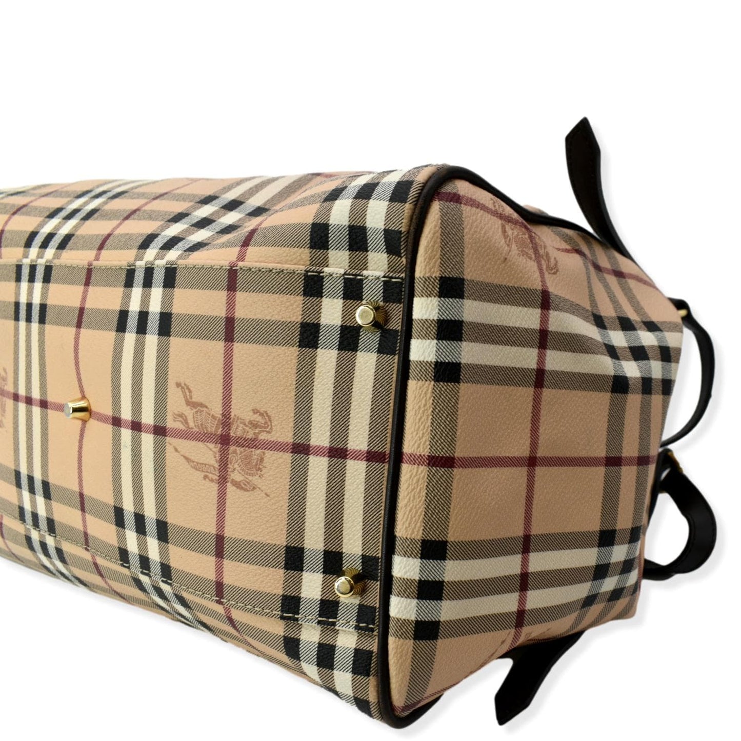 BURBERRY Canterbury Haymarket Check Tote Bag Multicolor