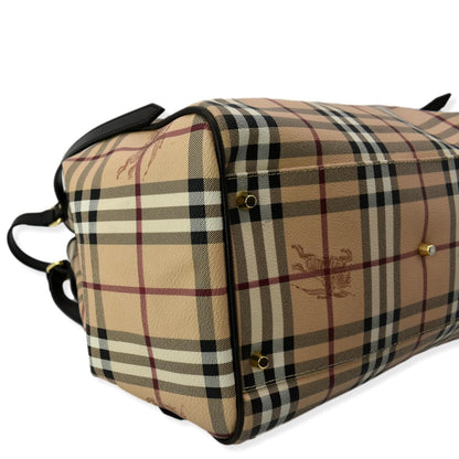 BURBERRY Canterbury Haymarket Check Tote Bag Multicolor