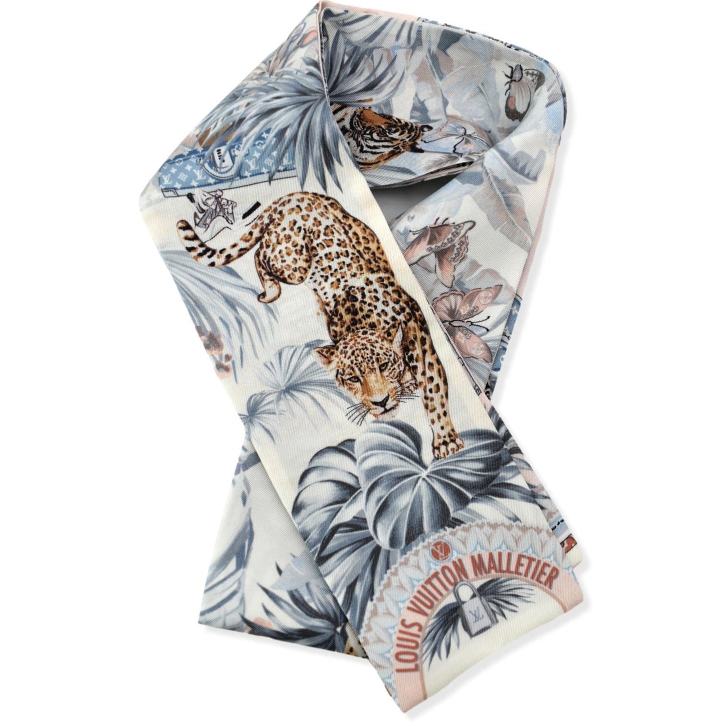 LOUIS VUITTON Voyage Extraordinaire Silk Bandeau