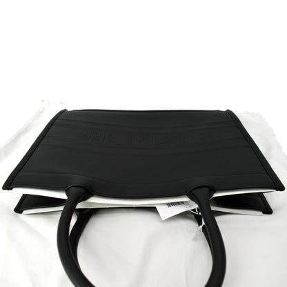 CHRISTIAN DIOR Medium Dior Book Calfskin Tote Bag Black