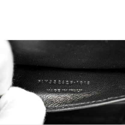 YVES SAINT LAURENT Sulpice Medium Monogram Clasp Shoulder Bag Black