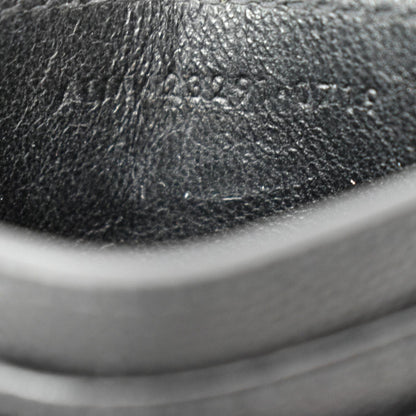 YVES SAINT LAURENT Monogram Grain Leather Card Case Black - Hot Deals