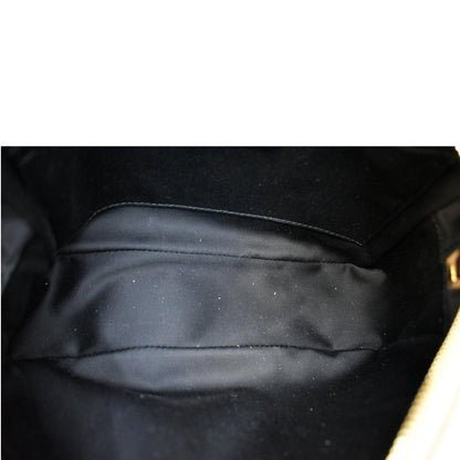 YVES SAINT LAURENT Lou Leather Camera Crossbody Bag Beige