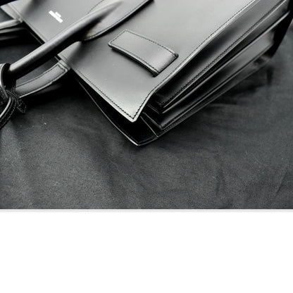 YVES SAINT LAURENT Sac de Jour Leather Shoulder Bag Black