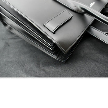 YVES SAINT LAURENT Sac de Jour Leather Shoulder Bag Black