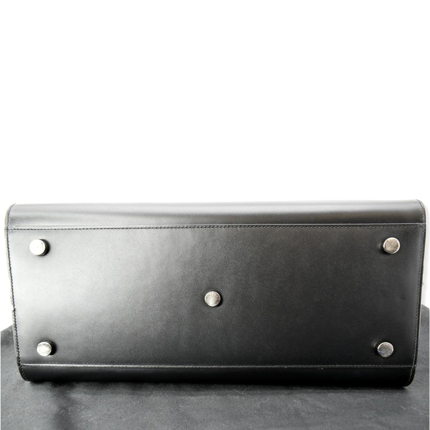 YVES SAINT LAURENT Sac de Jour Leather Shoulder Bag Black