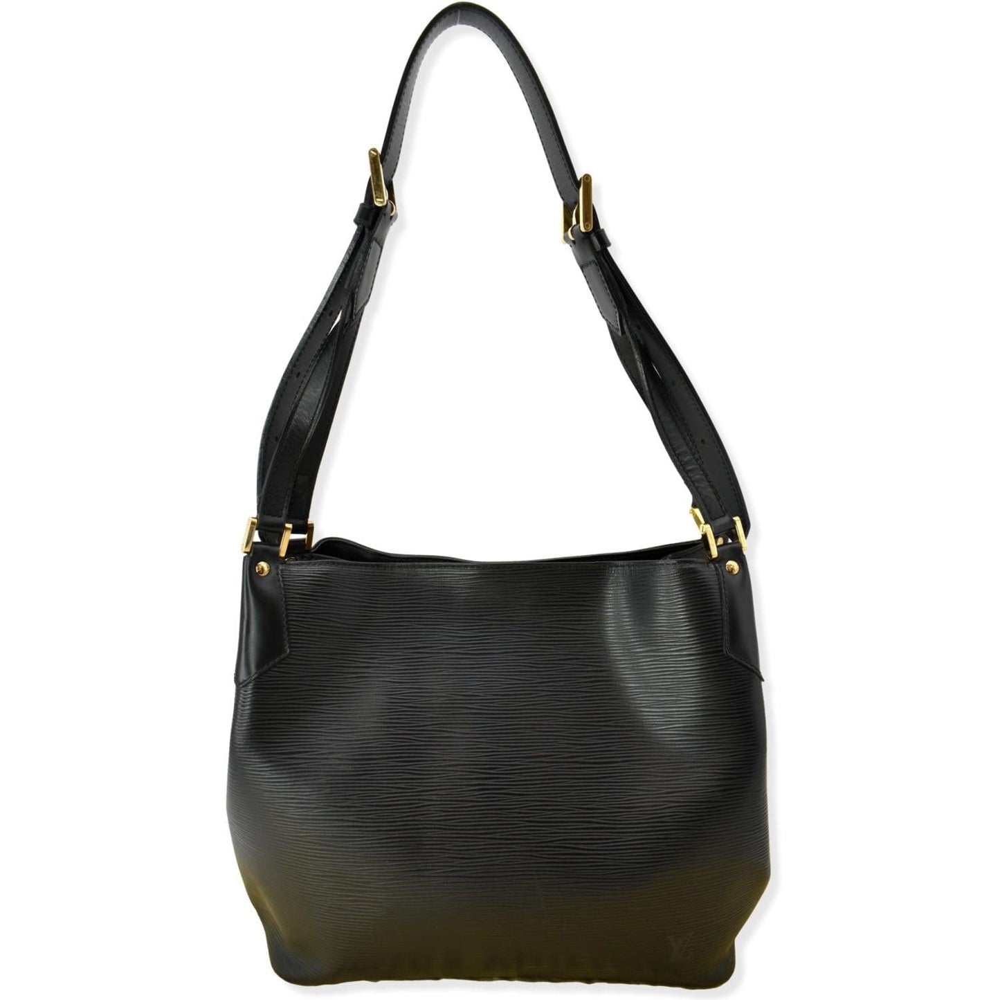 LOUIS VUITTON Mandara MM Epi Leather Shoulder Bag Black