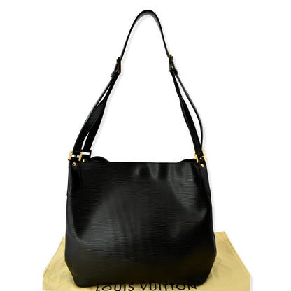 LOUIS VUITTON Mandara MM Epi Leather Shoulder Bag Black
