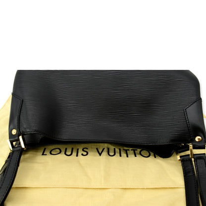 LOUIS VUITTON Mandara MM Epi Leather Shoulder Bag Black