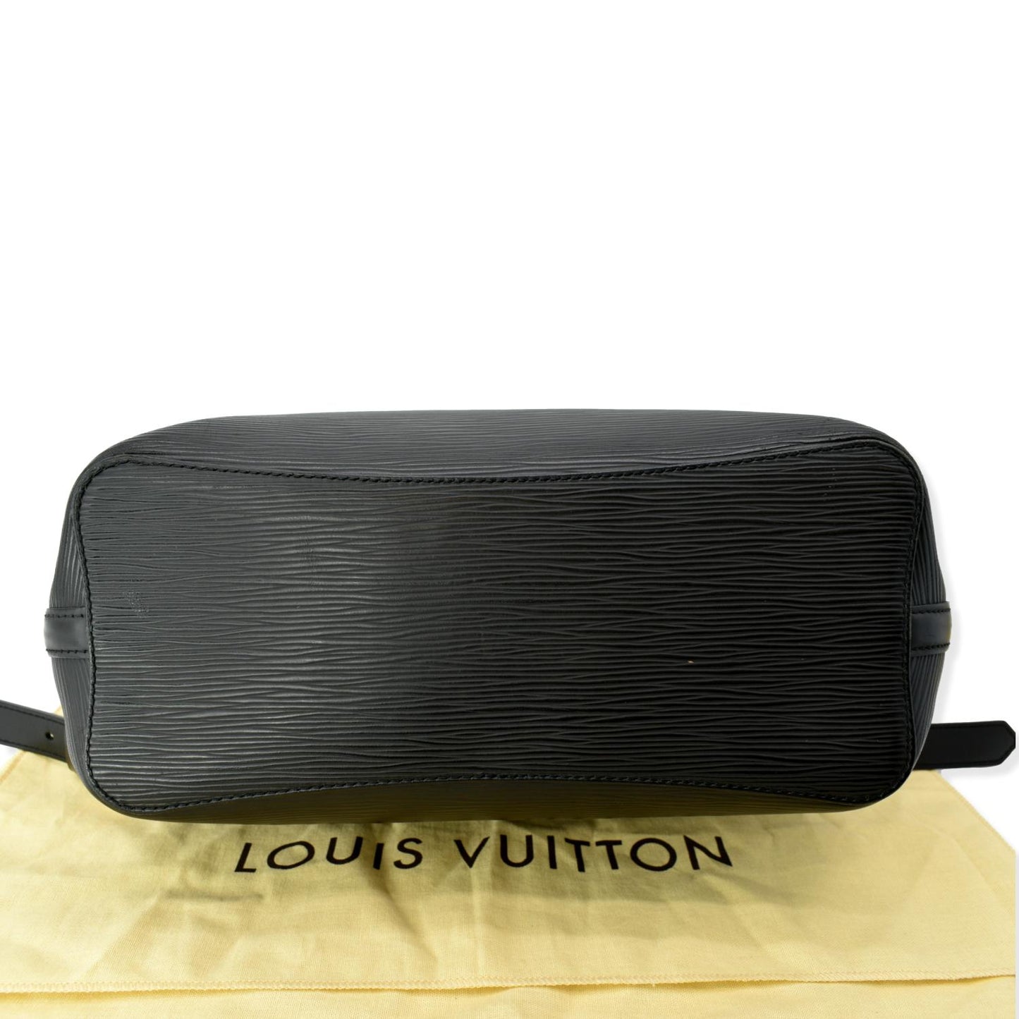 LOUIS VUITTON Mandara MM Epi Leather Shoulder Bag Black