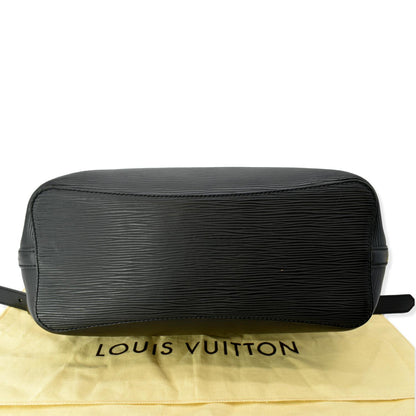 LOUIS VUITTON Mandara MM Epi Leather Shoulder Bag Black