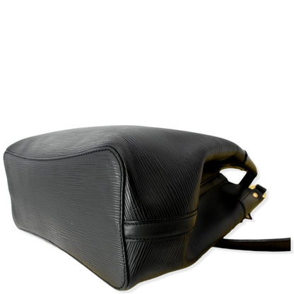 LOUIS VUITTON Mandara MM Epi Leather Shoulder Bag Black