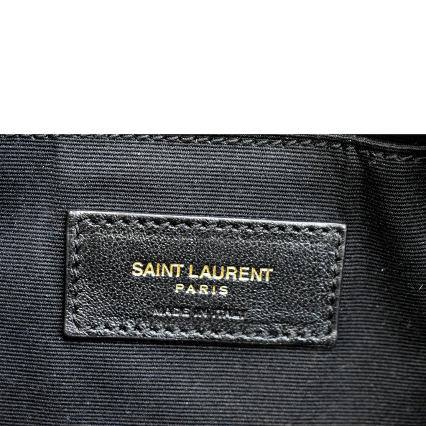 YVES SAINT LAURENT Lou Velvet Camera Crossbody Bag Blue