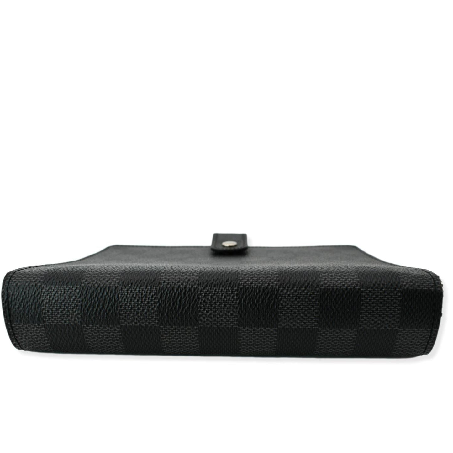 LOUIS VUITTON Damier Graphite Agenda MM Wallet Black