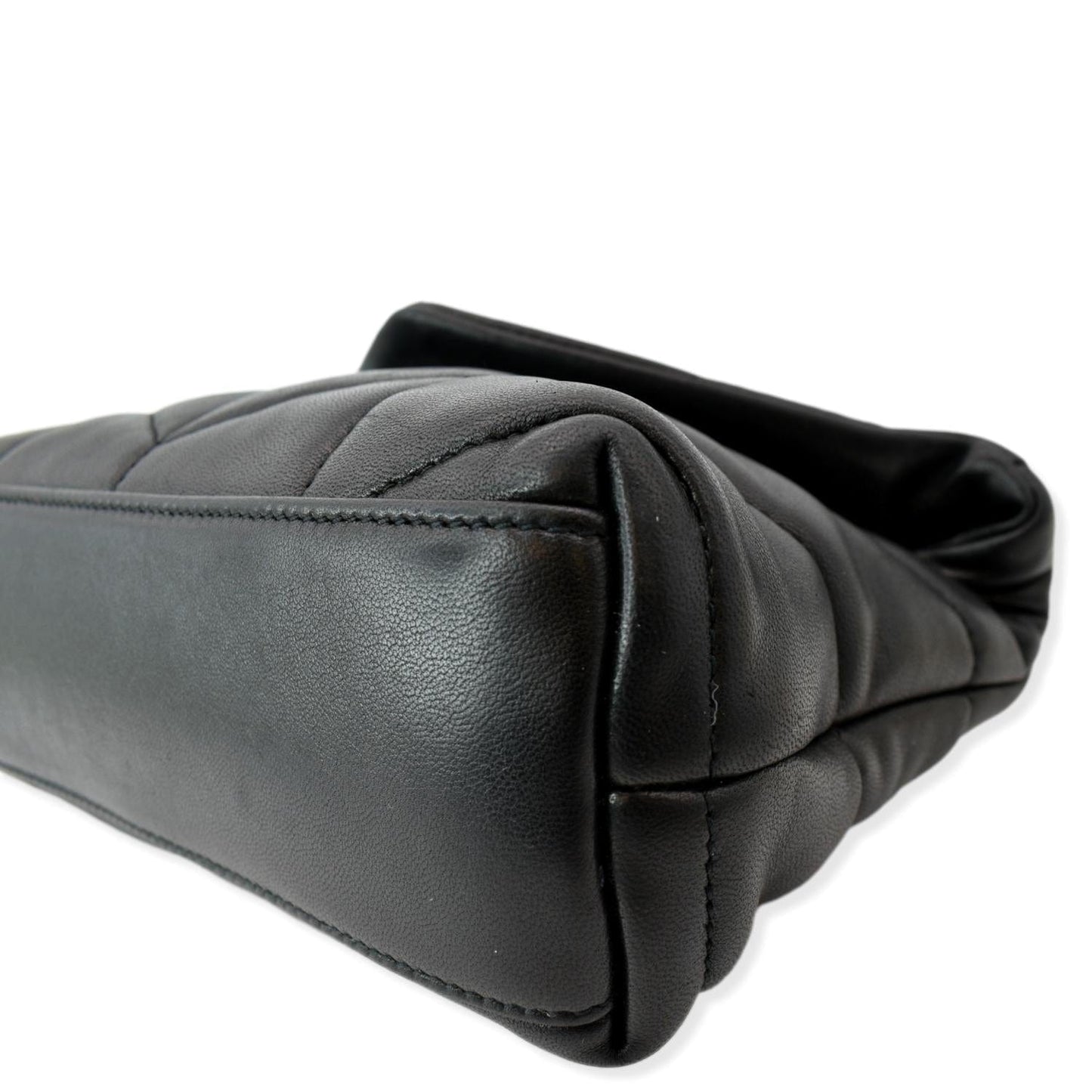 YVES SAINT LAURENT Mini Loulou Puffer Leather Crossbody Bag Black - Hot Deals