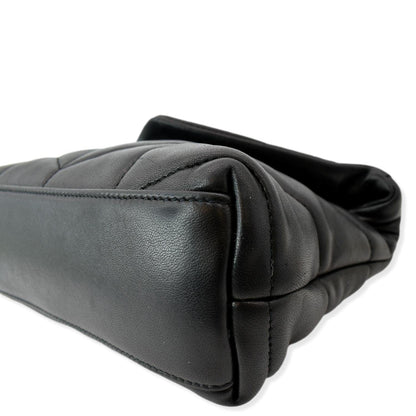 YVES SAINT LAURENT Mini Loulou Puffer Leather Crossbody Bag Black - Hot Deals