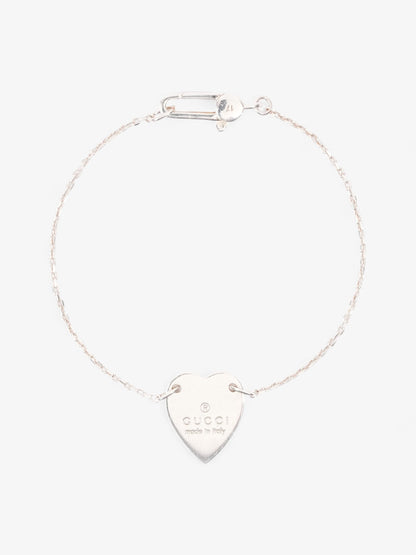 Gucci Heart Bracelet Silver Silver Sterling 17