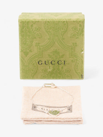 Gucci Heart Bracelet Silver Silver Sterling 17