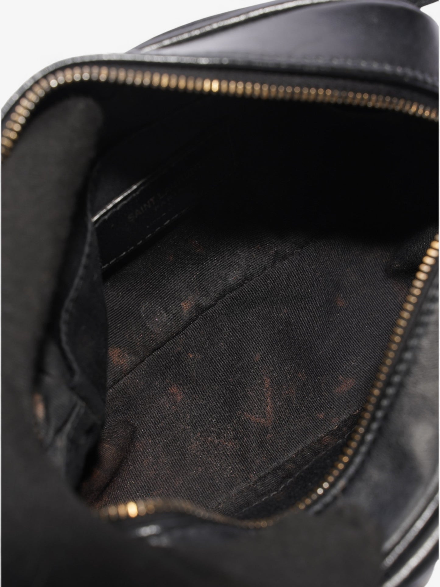 Saint Laurent Lou Belt Bag Black Calfskin Leather