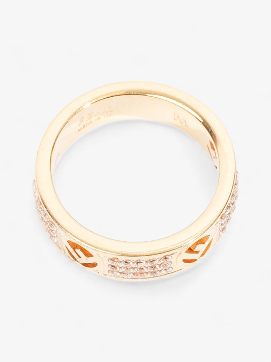 Fendi FF Ring Gold Base Metal Medium (54mm)