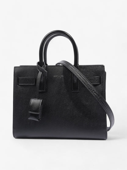 Saint Laurent Sac De Jour Black Leather Nano
