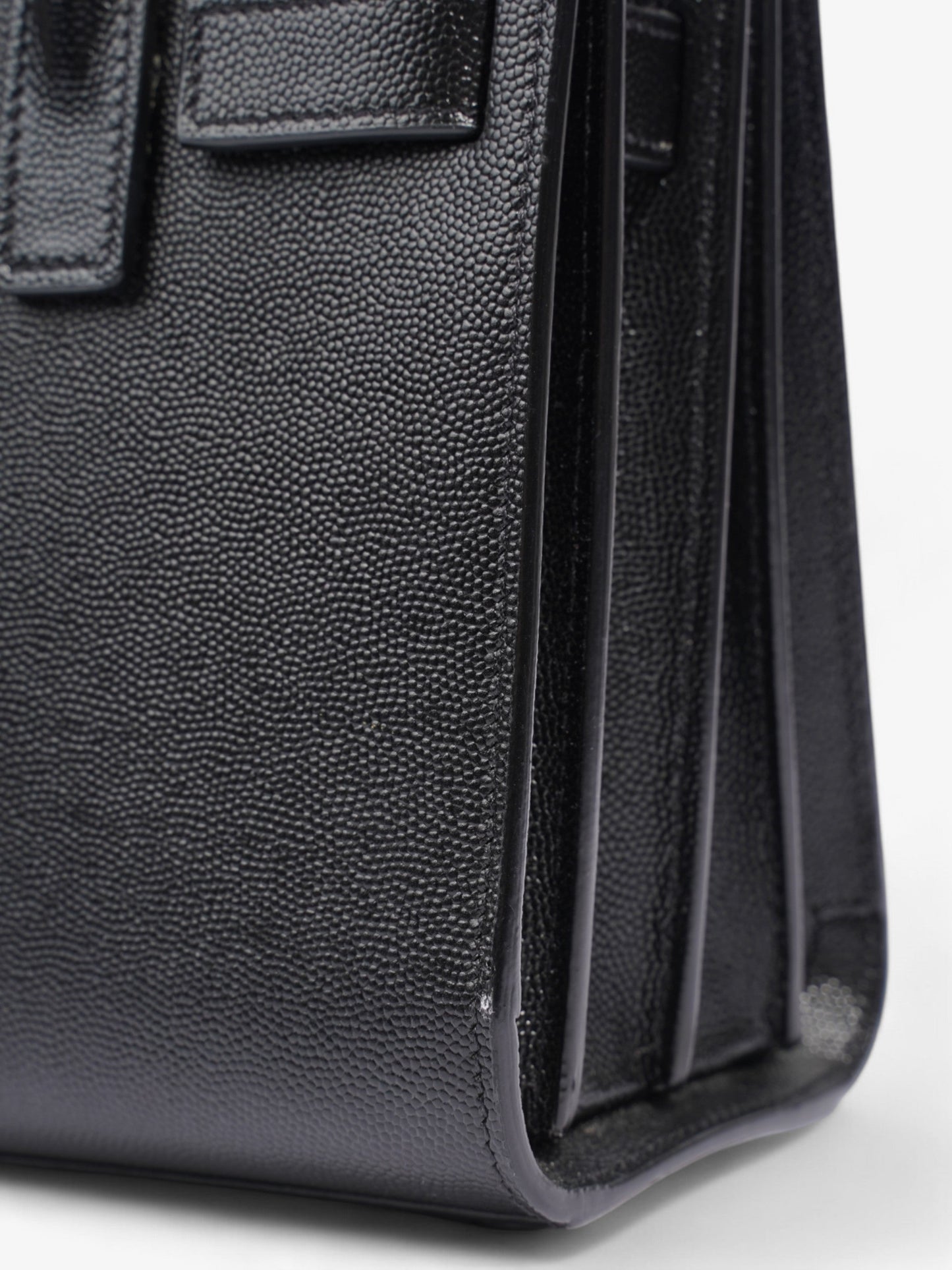 Saint Laurent Sac De Jour Black Leather Nano