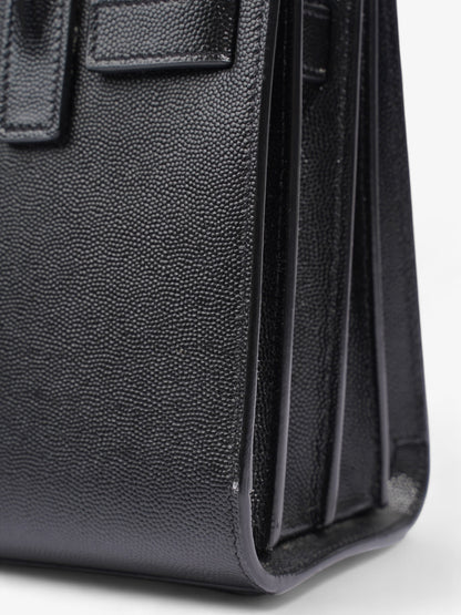 Saint Laurent Sac De Jour Black Leather Nano