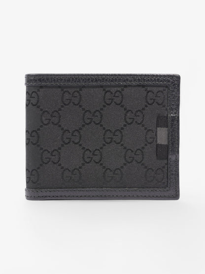 Gucci Bi-Fold Wallet Black Canvas