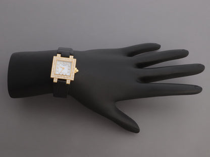 Chaumet 18K Yellow Gold Diamond Ladies Watch 20mm