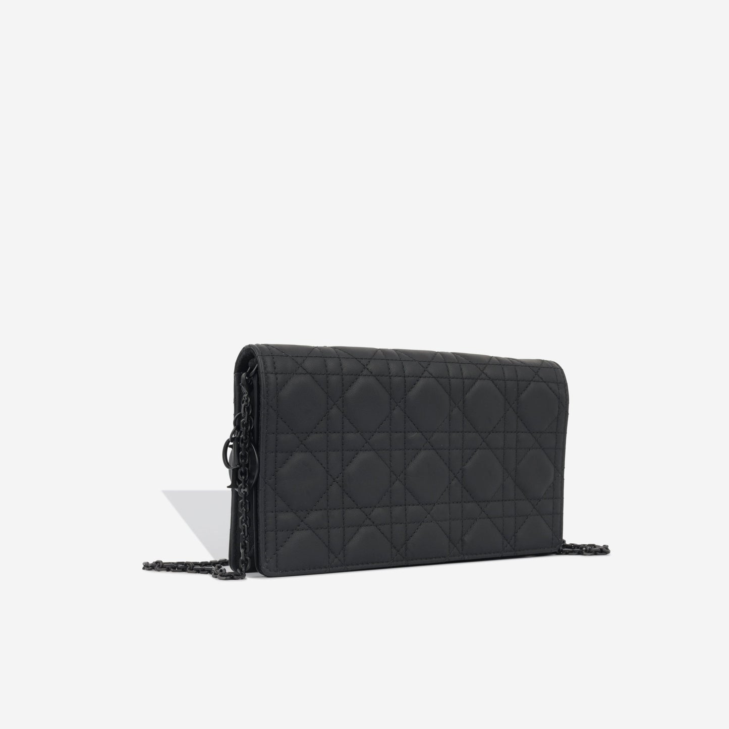 Christian Dior Lady Dior Pouch - Matte Black