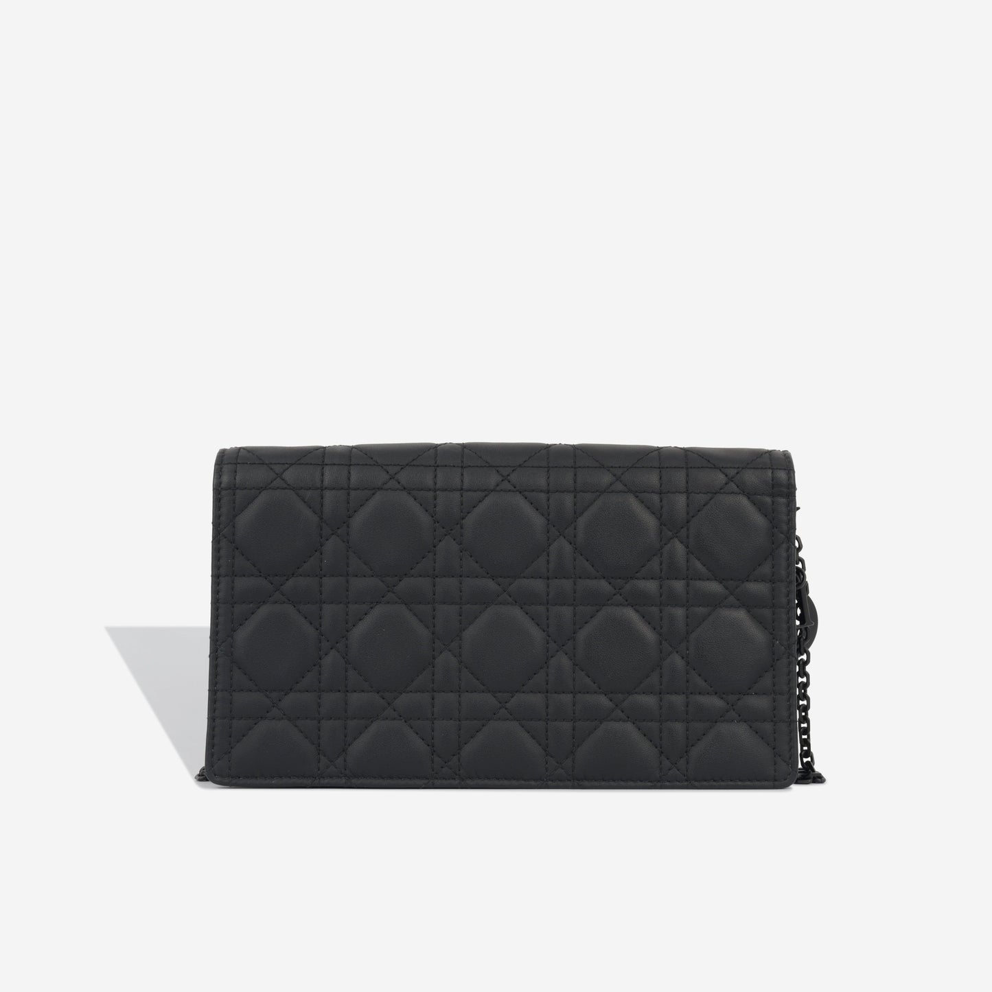 Christian Dior Lady Dior Pouch - Matte Black