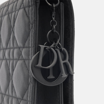Christian Dior Lady Dior Pouch - Matte Black