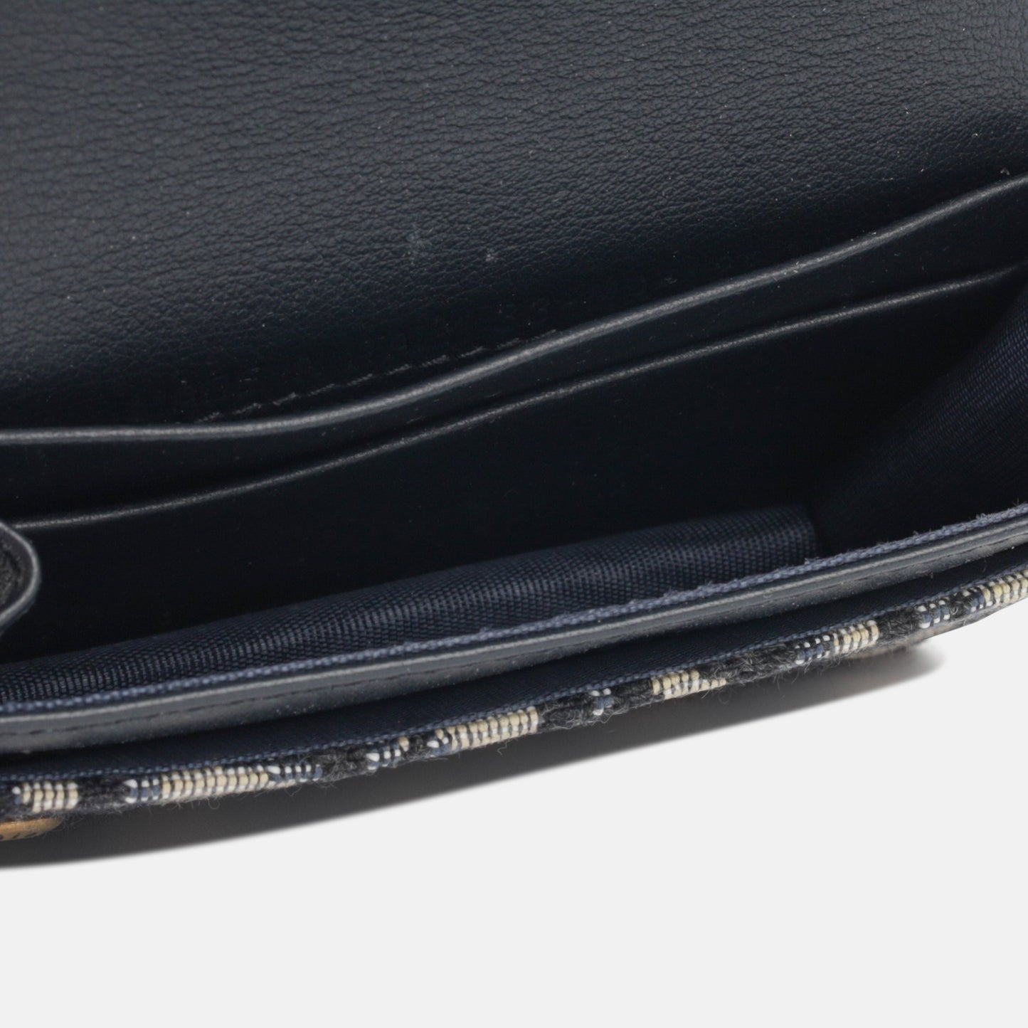 Christian Dior Saddle Flap Card Holder