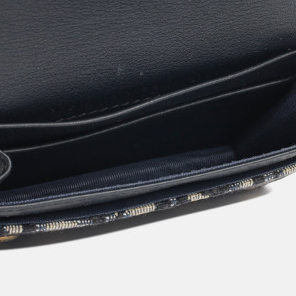 Christian Dior Saddle Flap Card Holder