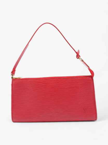 Louis Vuitton Pochette Accessoires Red Epi Leather