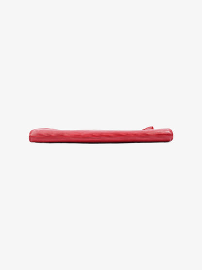 Louis Vuitton Pochette Accessoires Red Epi Leather