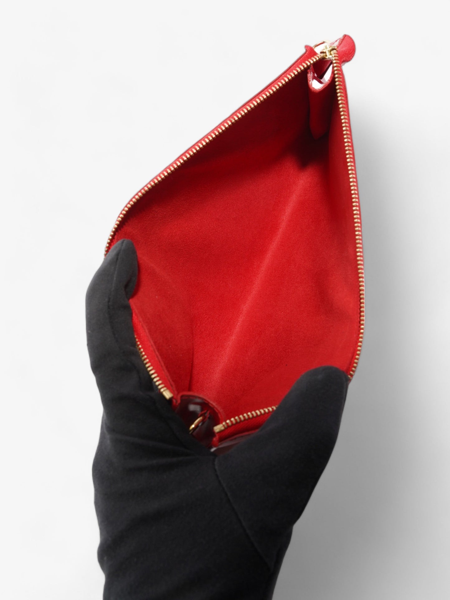 Louis Vuitton Pochette Accessoires Red Epi Leather