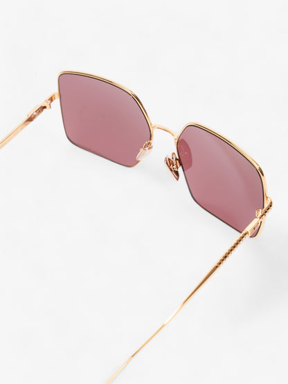 Fendi FF Sunglasses Gold Acetate 145mm