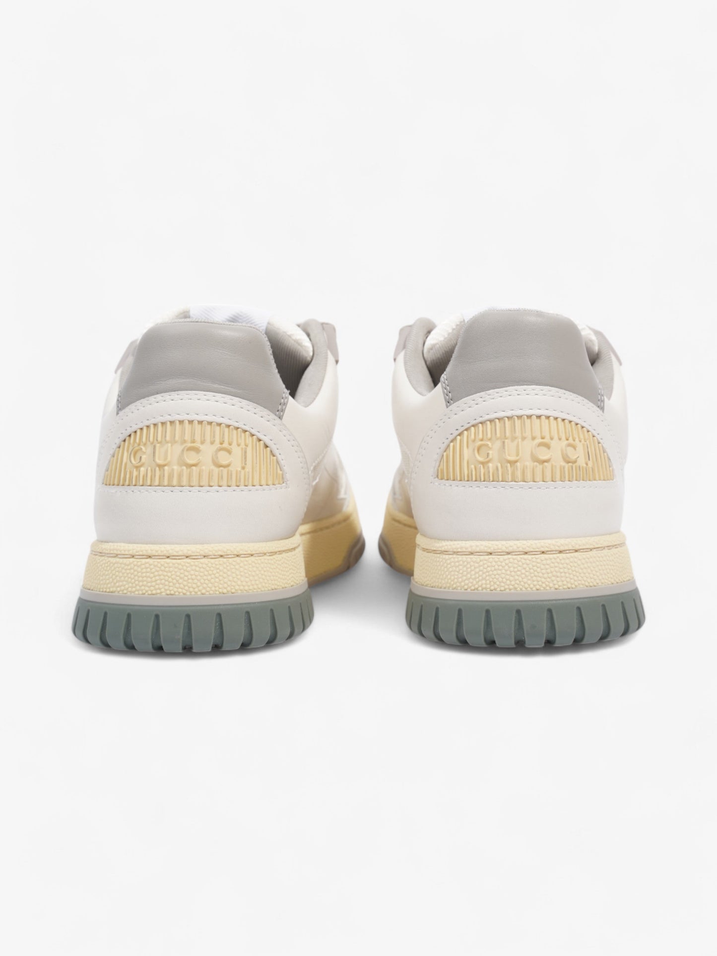 Gucci Distressed Low-tops  Light Grey / Grey / White Leather EU 38.5 UK 5.5